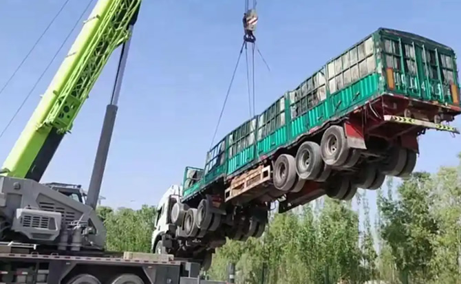 七星区道路脱困救援案例